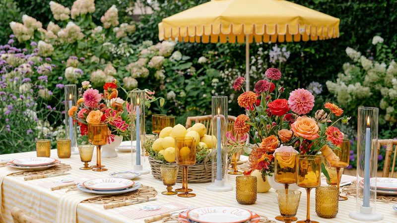 The Art of Tablescape Styling with Retro Umbrella
