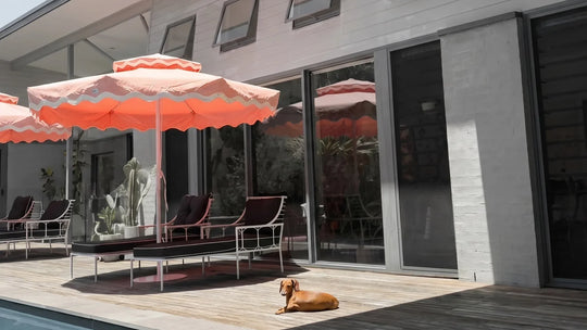 European Poolside Glamour: How Maret Made Her Tuscan Blush the Centre of Every Gathering