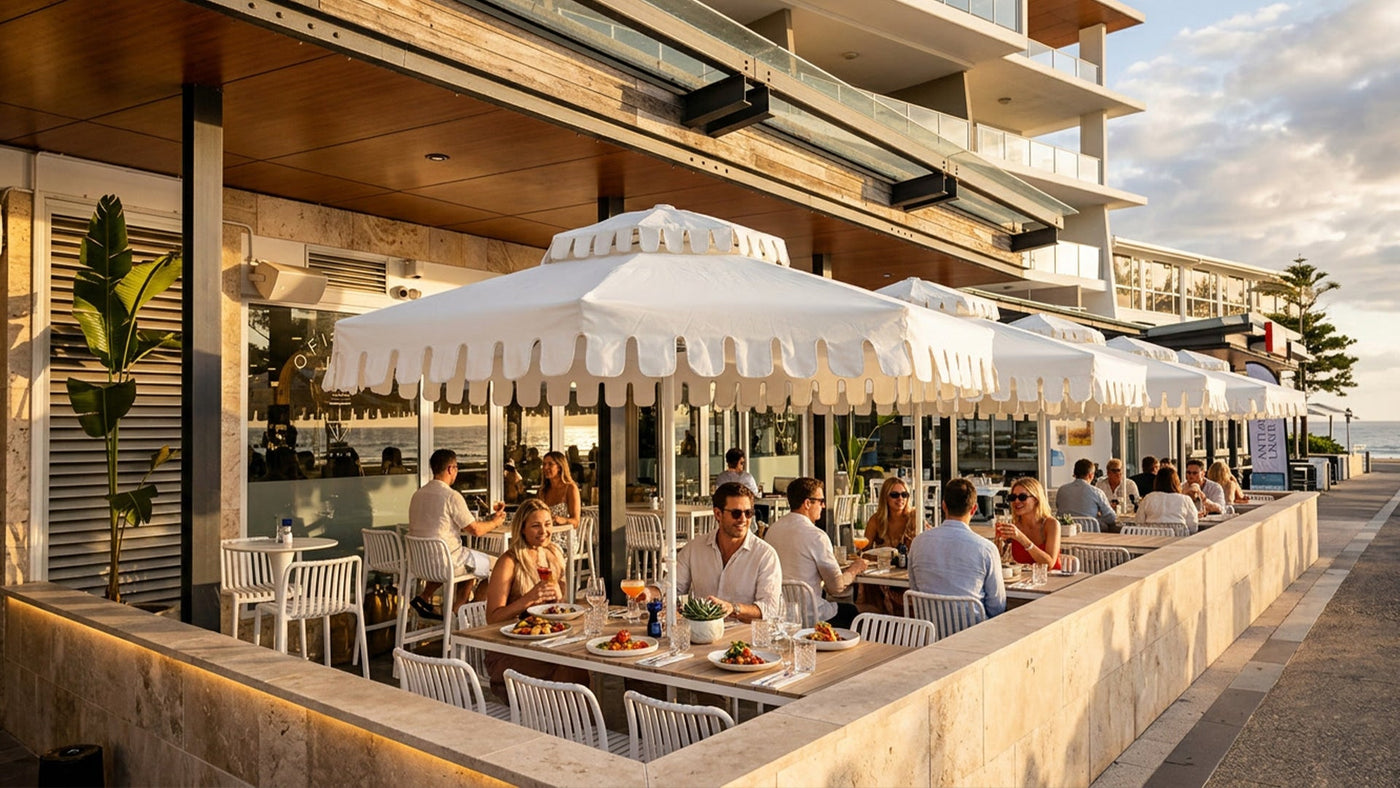 A Bit of a Landmark: How OFISHAL Beachclub’s Umbrellas Became Part of the Brand