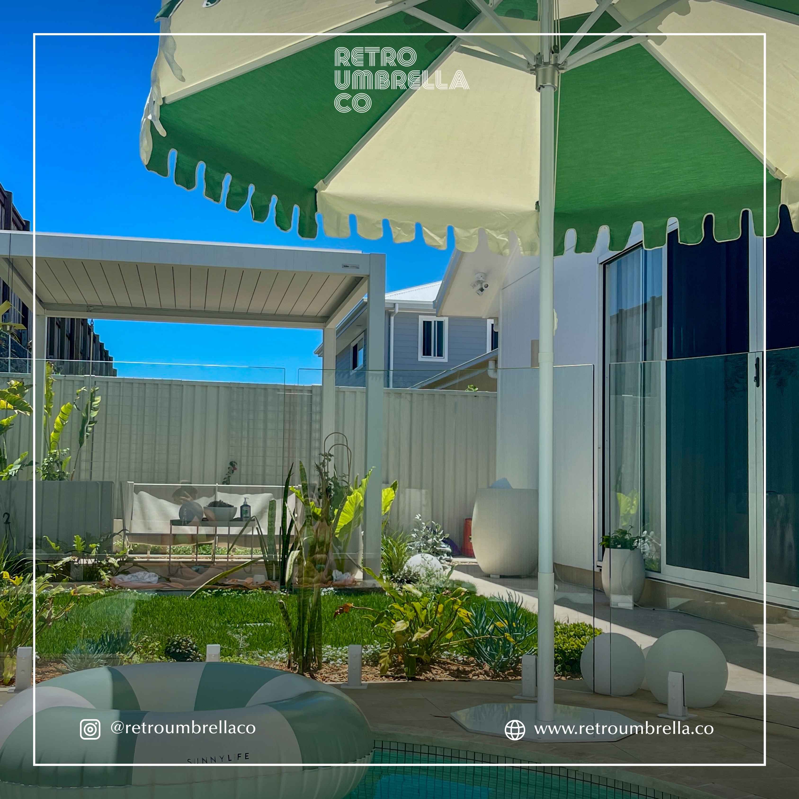 UGC of Cactus Green Double Tier Umbrella