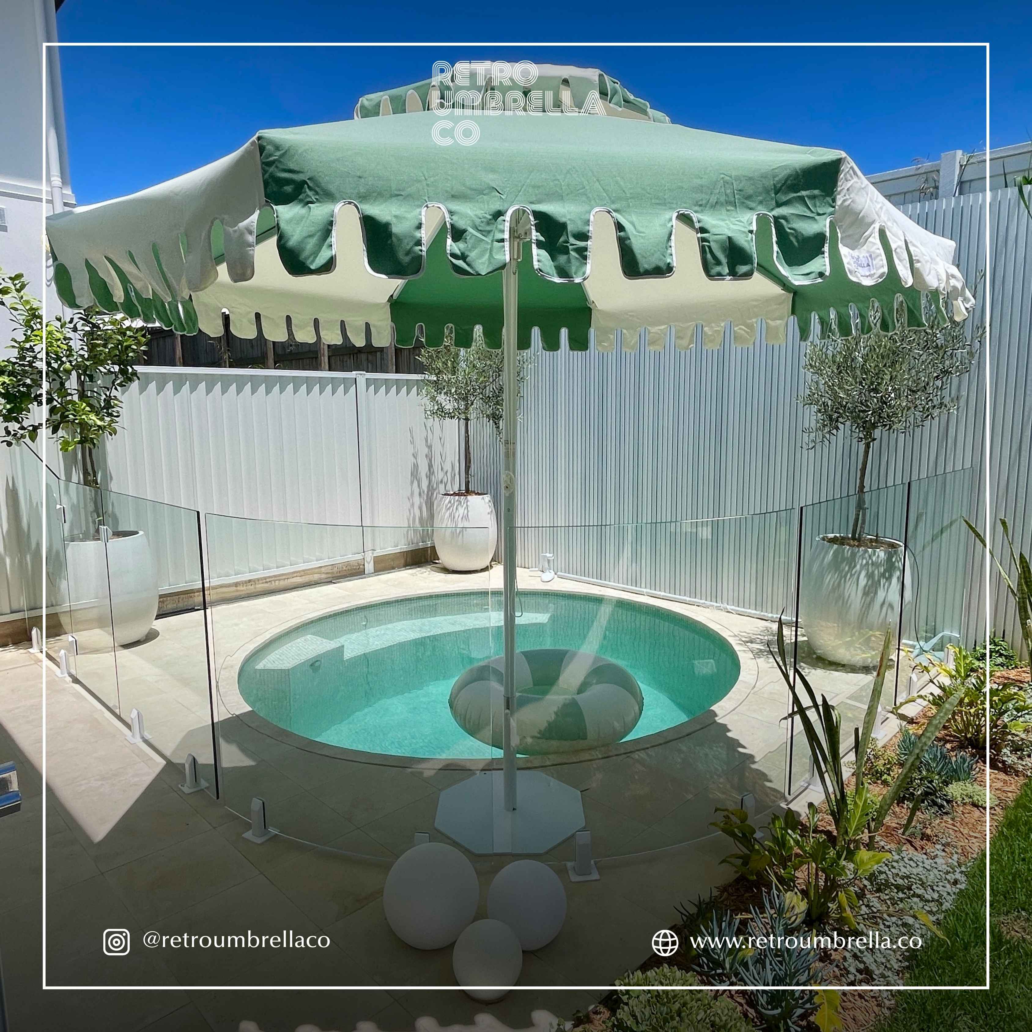 UGC of Cactus Green Double Tier Umbrella