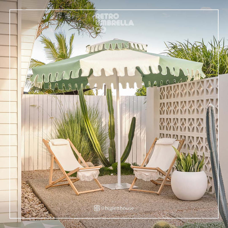 UGC of Double Tiered Cactus Green Market Umbrella