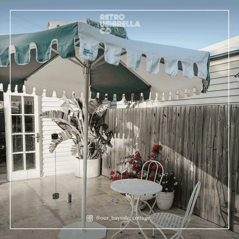 UGC of Double Tiered Cactus Green Market Umbrella