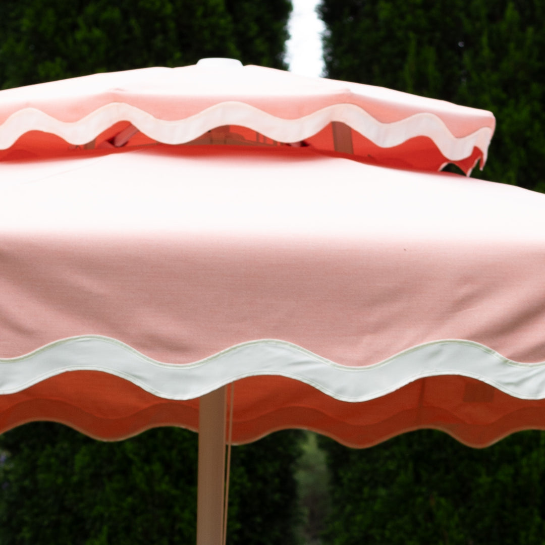 Tuscan Blush Double Tier Umbrella