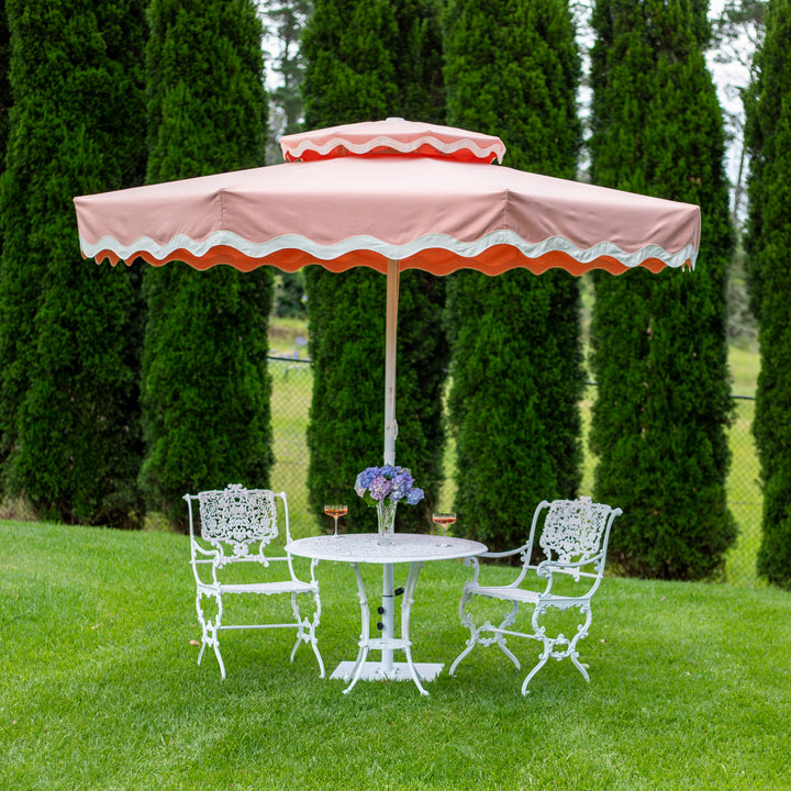 Tuscan Blush Double Tier Umbrella