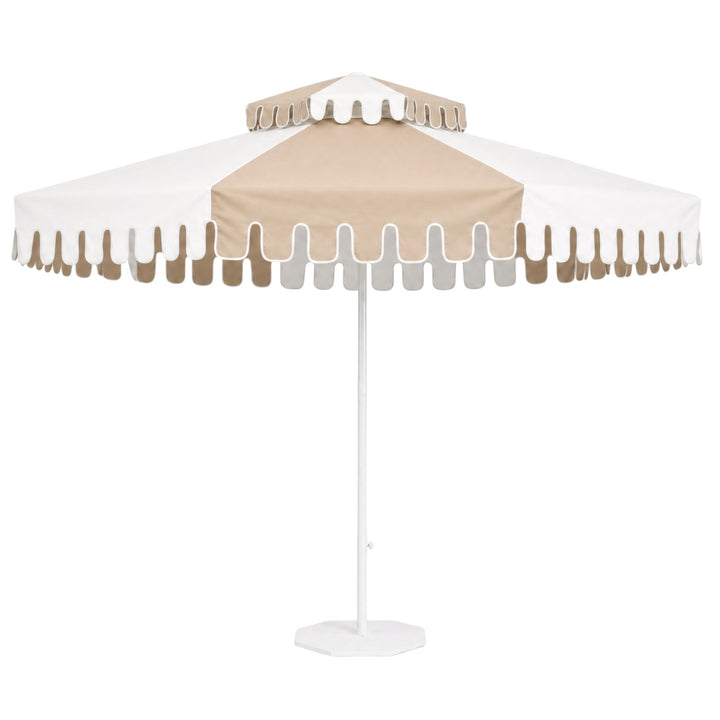 Desert Sand Double Tier Umbrella