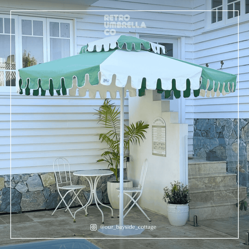 UGC of Double Tiered Cactus Green Market Umbrella