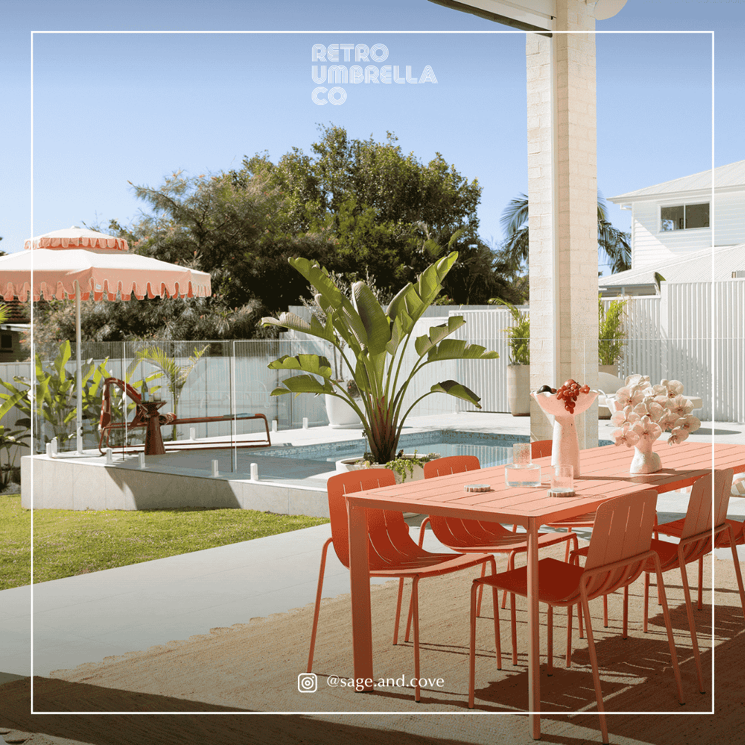 UGC of Flamingo Blush Double Tier Umbrella [PRE-SALE]
