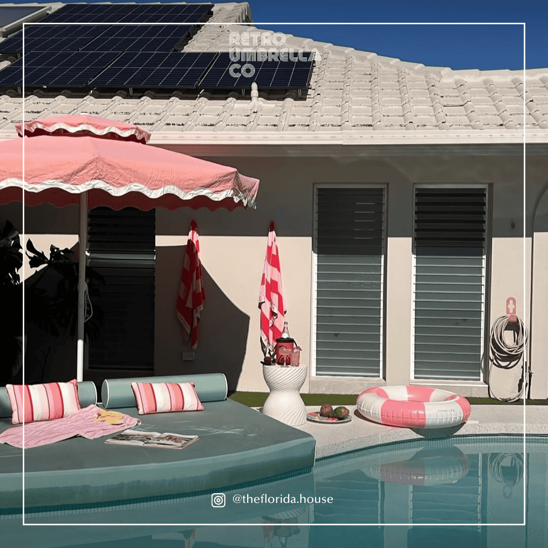 UGC of Tuscan Blush Double Tier Umbrella