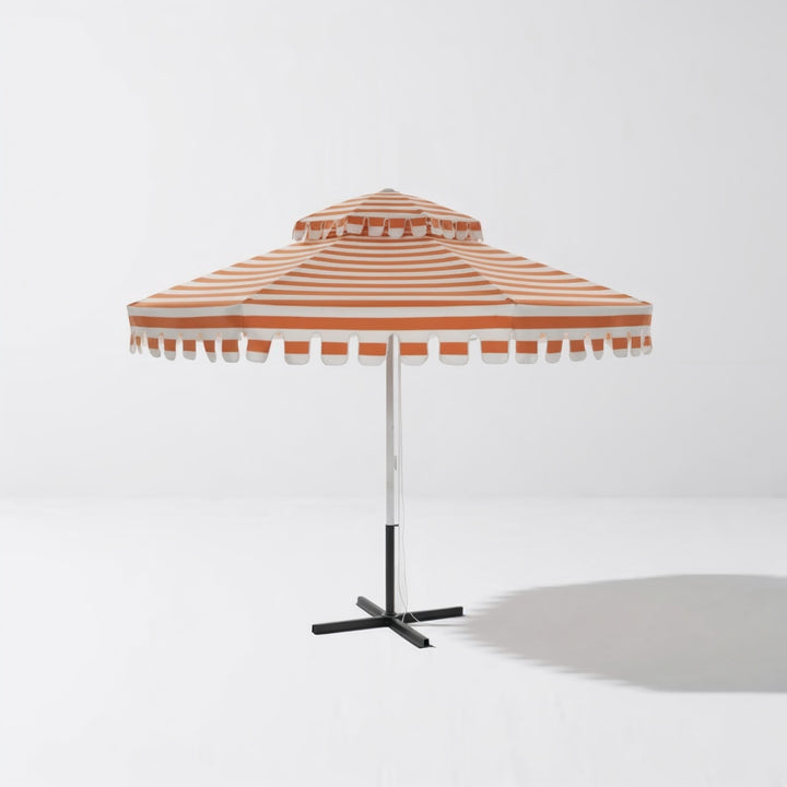 [PRE-SALE] Orange Horizontal Stripe Umbrella